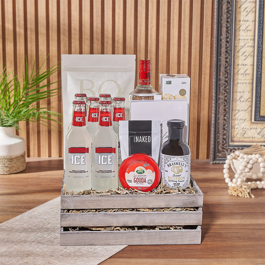 Elevate your party with our Chocolate & Cheese Celebration Gift Set, Los Angeles delivery