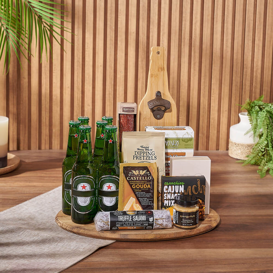 Beer & Cheese Lover's Basket, beer gift, beer, charcuterie gift, charcuterie, Los Angeles delivery