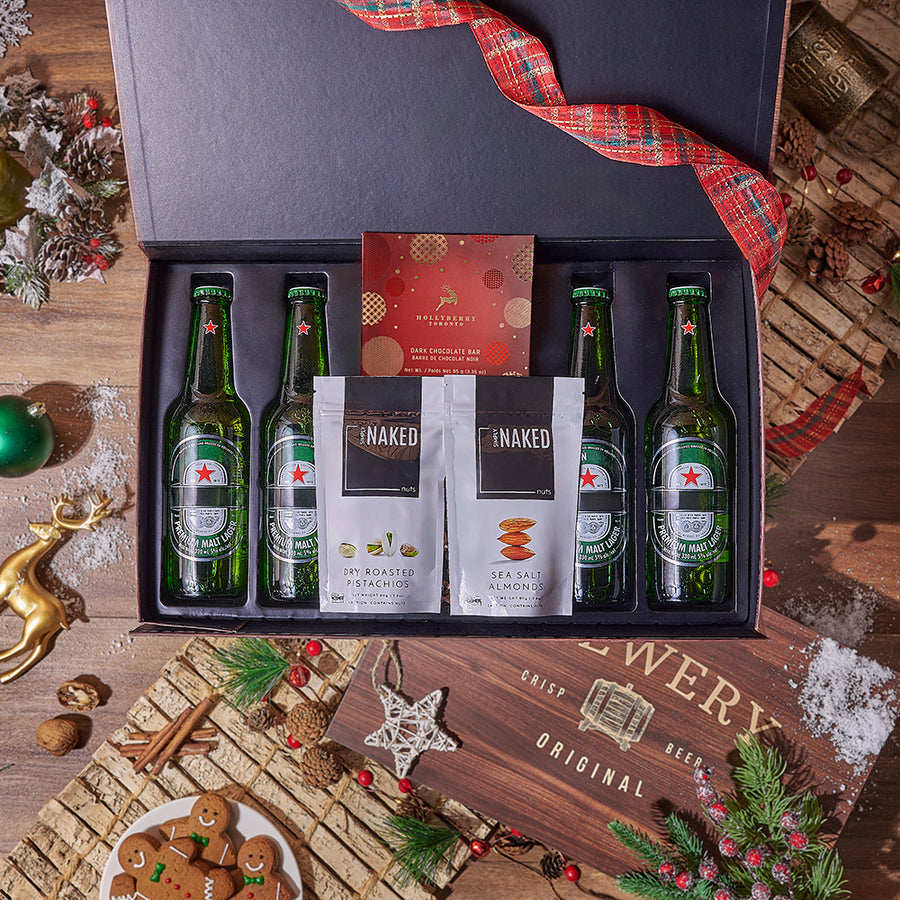 Beer & Nuts Crate, beer gift, beer, christmas gift, christmas, nuts gift, nuts, Los Angeles delivery