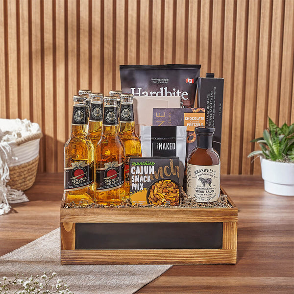 Beer & Total Snacking Crate Beer gift baskets Los Angeles delivery