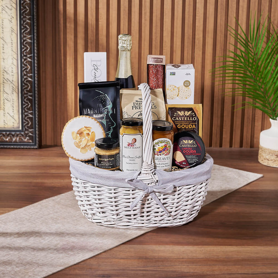 Cheese, Chutney & Champagne Gift Set, champagne gift, champagne, sparkling wine gift, sparkling wine, charcuterie gift, charcuterie, Los Angeles delivery