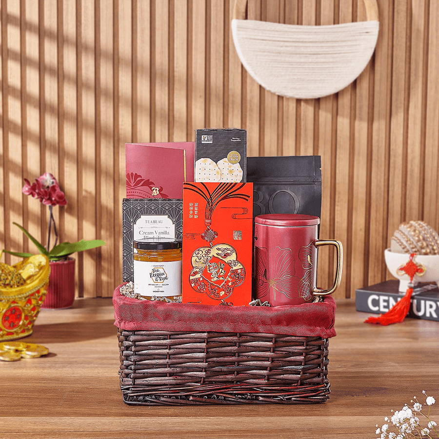 Chinese New Year Tea Time Gift, chinese new year gift, chinese new year, lunar new year gift, lunar new year, tea gift, tea, Los Angeles delivery
