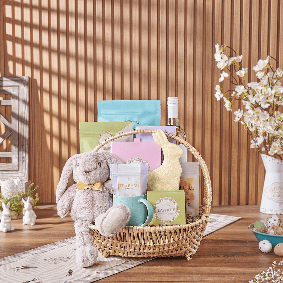 Easter Feast & Wine Gift, wine gift, wine, easter gift, easter, chocolate gift, chocolate, tea gift, tea, Los Angeles delivery