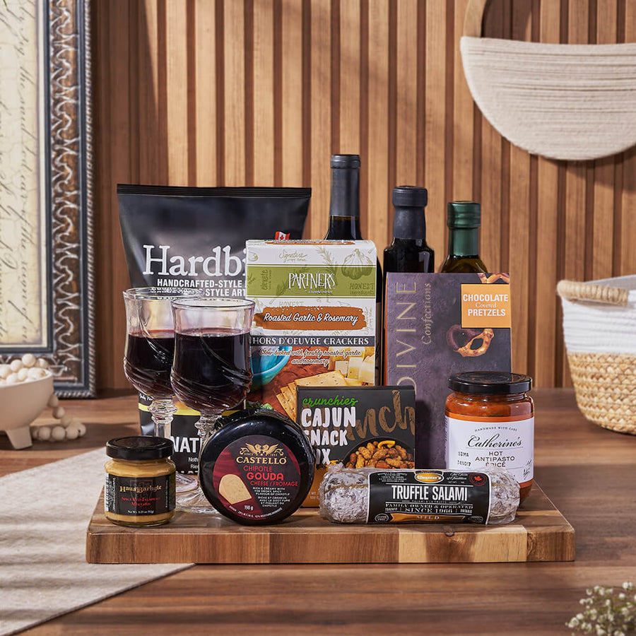 Etobicoke Wine & Cheese Gift Basket, wine gift, wine, charcuterie gift, charcuterie, cheese gift, cheese, Los Angeles delivery