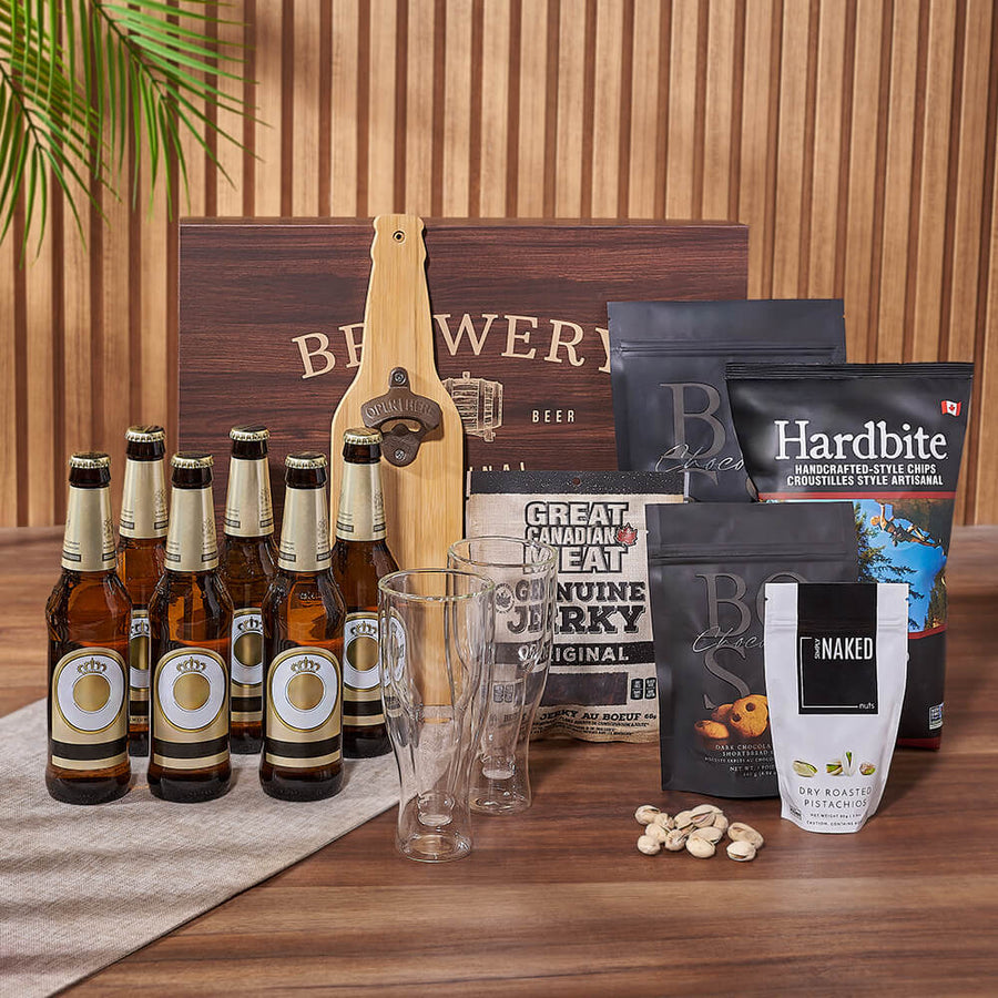 Game Day Beer Basket, beer gift, beer, snack gift, snack,  Los Angeles delivery
