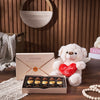Luxury Truffle & Bear Gift Set, chocolate gift, chocolate, bear gift, bear, Los Angeles delivery