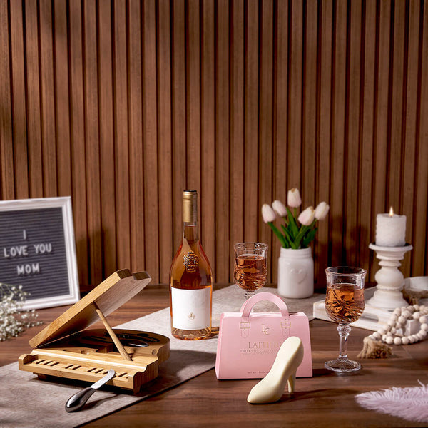 Palmerston Wine & Chocolate Basket For Mom Mother’s Day gift baskets