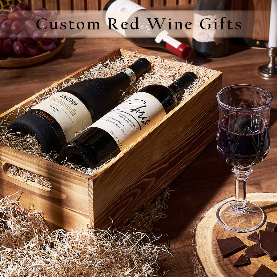 Red Wine Gifts from Los Angeles Baskets - Wine Gift - Los Angeles Delivery