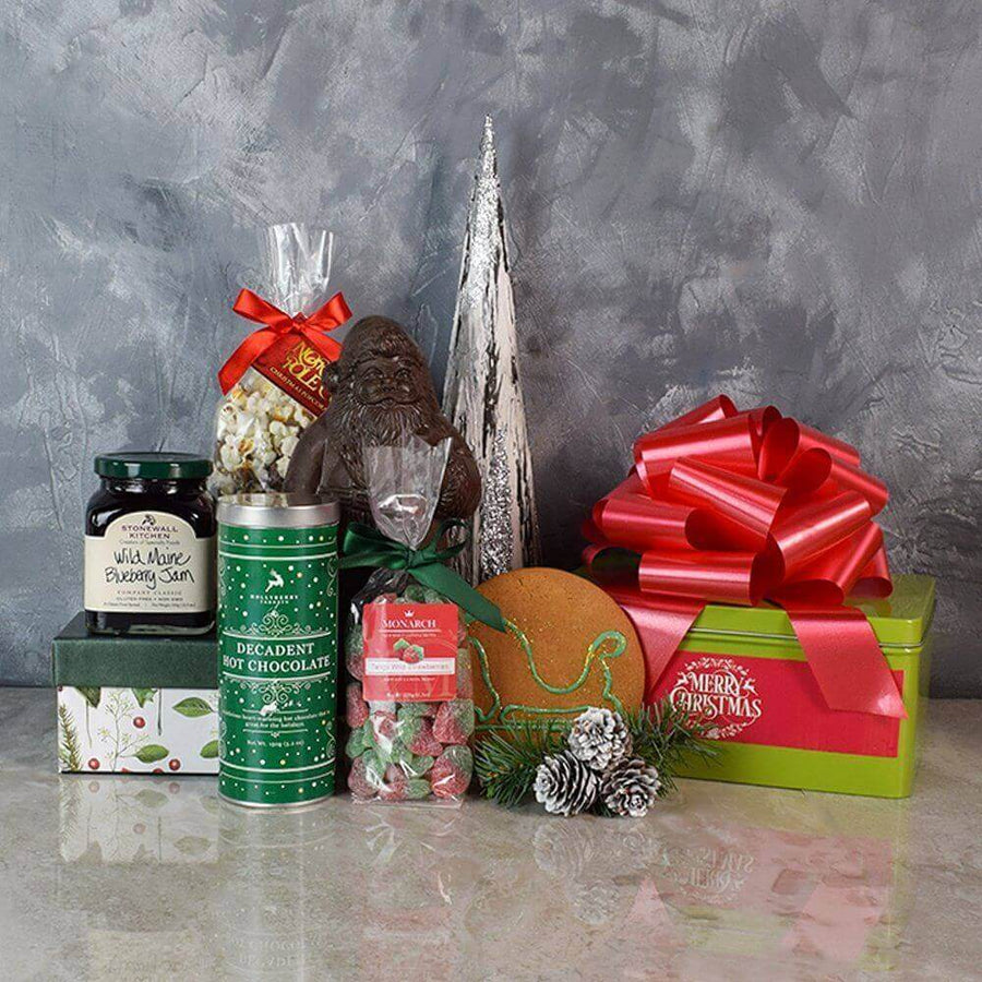 Sweet Christmas Treats Basket from Los Angeles Baskets - Holiday Gift Basket - Los Angeles Delivery