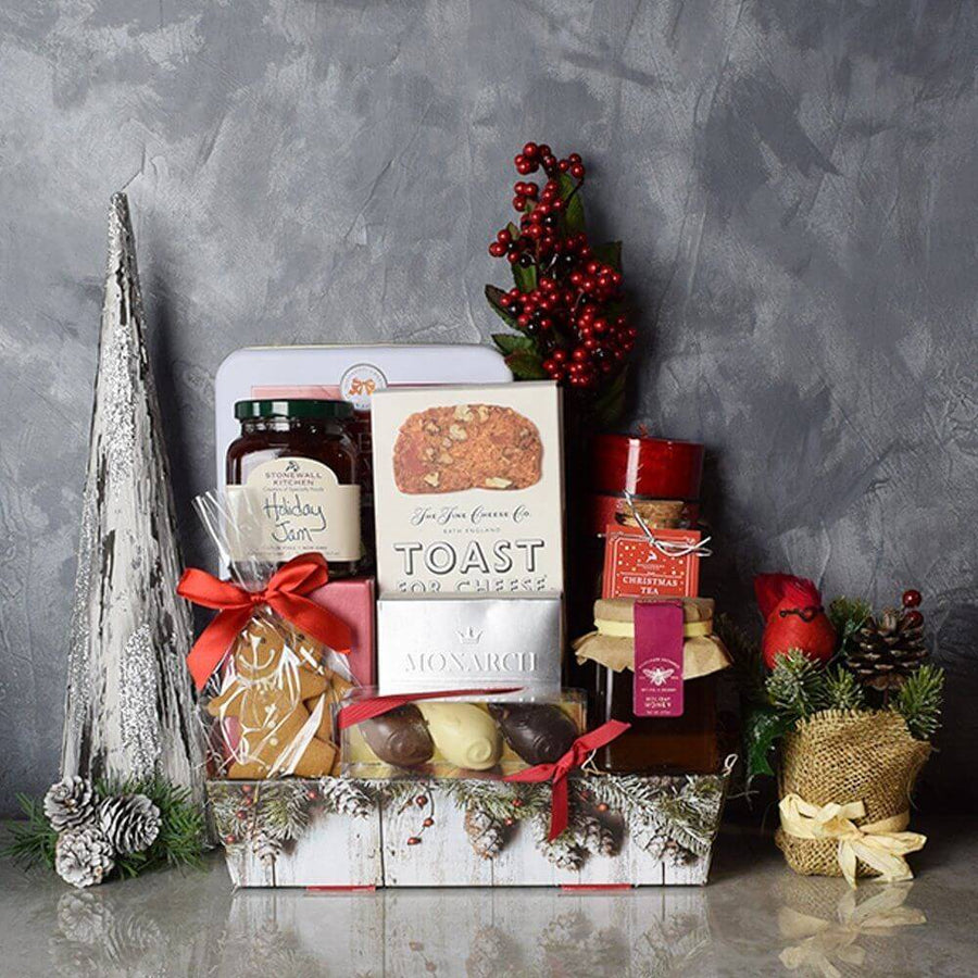 Wonderful Christmastime Gift Basket from Los Angeles Baskets - Holiday Gift Basket - Los Angeles Delivery