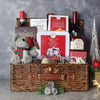 Ample Holiday Wine & Treats Basket from Los Angeles Baskets - Los Angeles Delivery