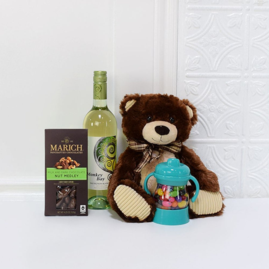 Baby Bear Sweet Celebration Set from Los Angeles Baskets - Los Angeles Delivery