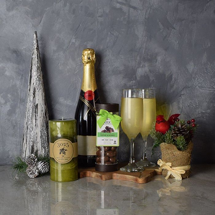 Bubbly Christmas Holiday Basket from Los Angeles Baskets - Los Angeles Delivery