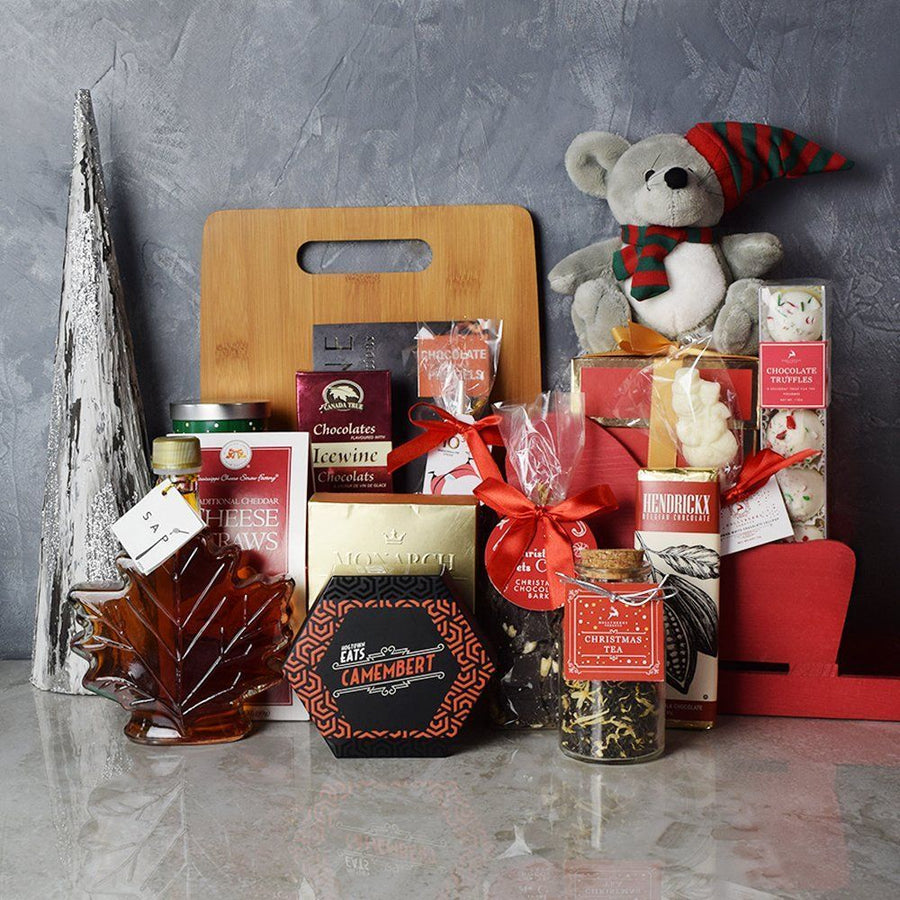 Chocolate Truffles & Christmas Sleigh Basket from Los Angeles Baskets - Los Angeles Delivery