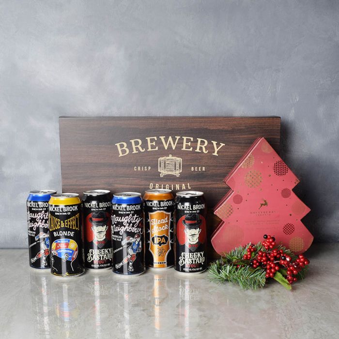Christmas Cheer & Beer Gift Set from Los Angeles Baskets - Los Angeles Delivery