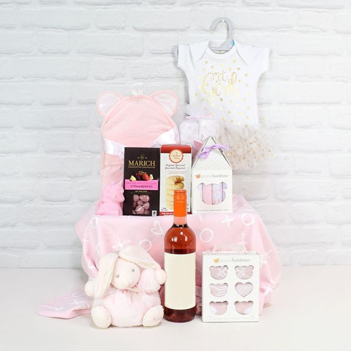 Deluxe Mommy & Baby Girl Gift Basket from Los Angeles Baskets - Los Angeles Delivery