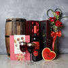 Leaside Valentine’s Day Gift Basket from Los Angeles Baskets - Valentine's Gift Basket - Los Angeles Delivery