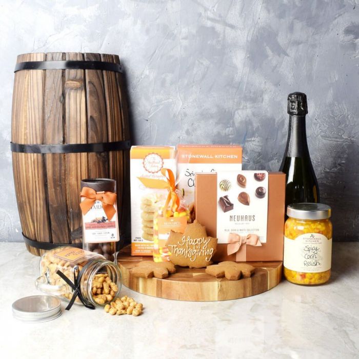 Thanksgiving Celebration & Treats Basket from Los Angeles Baskets - Los Angeles Delivery
