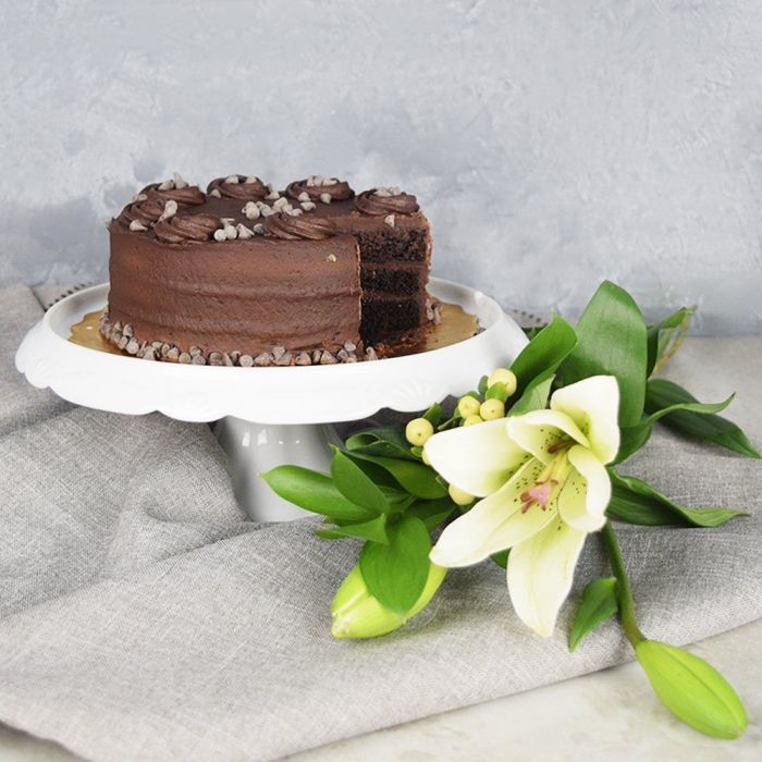 Vegan Chocolate Cake from Los Angeles Baskets - Cake Gift - Los Angeles Delivery