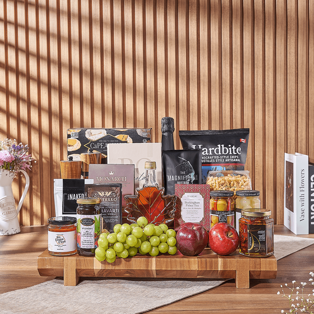 Kosher Sparkling Wine and Delicacies – how the gift is presented