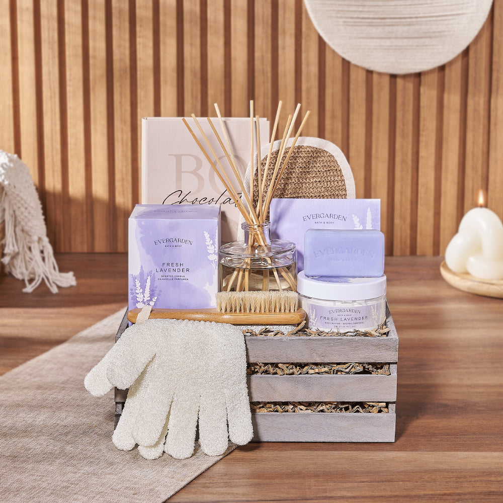 Radiant &amp; Lavish Spa Gift Set - Spa gift basket - Los Angeles delivery