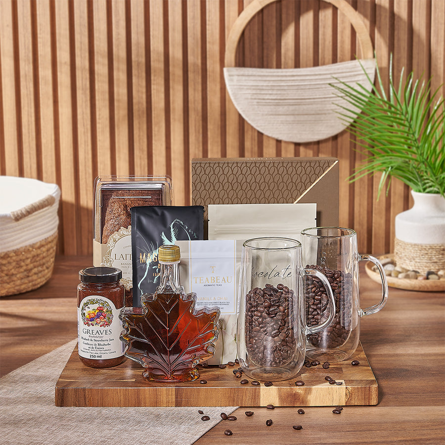 Experience moments of serenity and joy with the Coffee, Tea &amp; Treats Gift Set, meticulously crafted to enhance all those special moments with loved ones, Los Angeles 