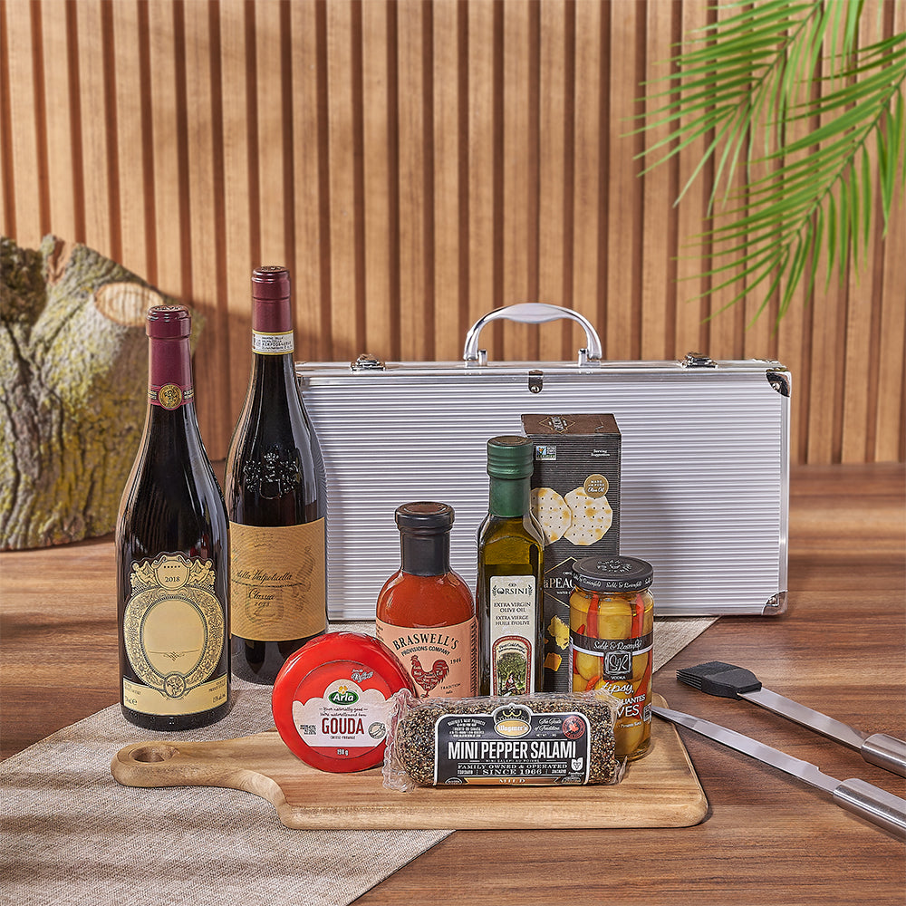 'Fire It Up' BBQ Gift Basket, make any grilling session an event! Los Angeles Delivery