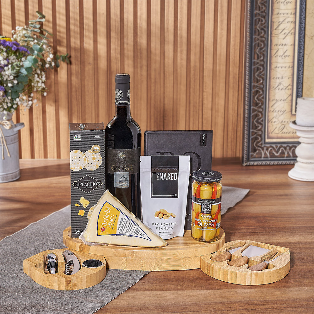 Kosher Wine &amp; Cheese Party Crate
Los Angeles Baskets- Los Angele Delivery 