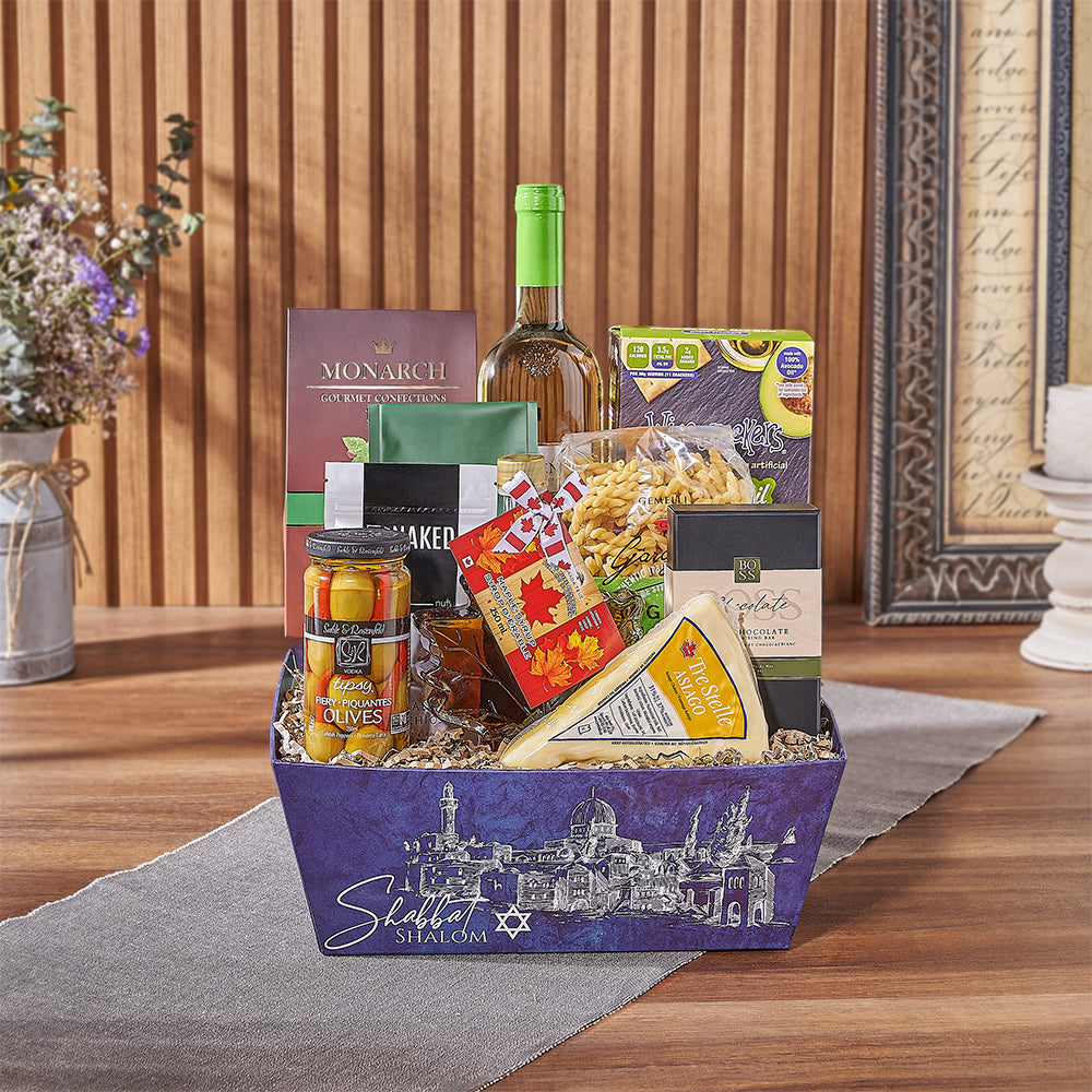 Kosher Wine &amp; Cheese Crate Los Angeles Baskets- Los Angeles Delivery