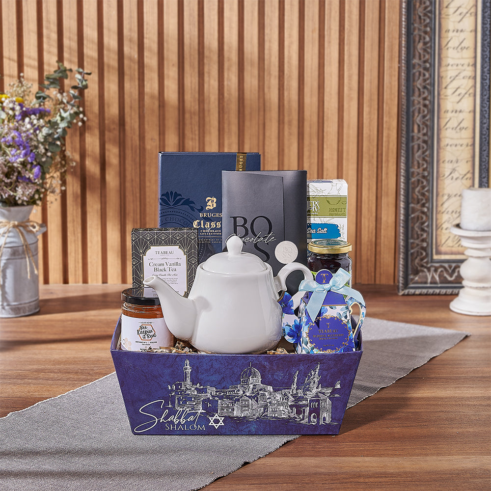 The Cozy Kosher Tea &amp;amp; Chocolate Gift Tray is a surefire delight - Los Angeles Delivery