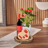 With the Dufferin Wine Gift Basket from Los Angeles Baskets, treat your sweetheart to some goodies, Los Angeles delivery