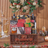 Ample Holiday Wine & Treats Basket, christmas gift, christmas, wine gift, wine, holiday gift, holiday, Los Angeles delivery