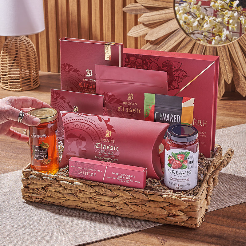 Corporate gift baskets delivered to offices in Los Angeles