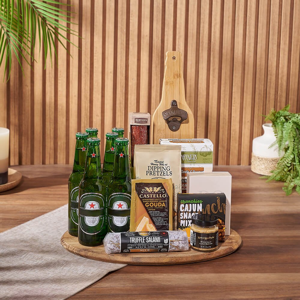 Beer &amp; Cheese Lover's Basket, beer gift, beer, charcuterie gift, charcuterie, Los Angeles delivery