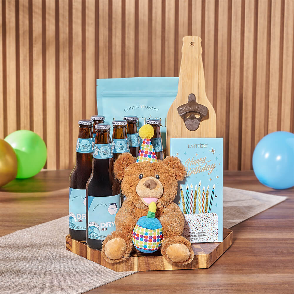 Birthday &amp; Beer Gift Board, birthday gift, birthday, beer gift, beer, chocolate gift, chocolate, Los Angeles delivery