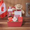 Canada Day Seafood & Snack Gift, canada day gift, canada day, seafood gift, seafood, cookie gift, cookie, Los Angeles delivery