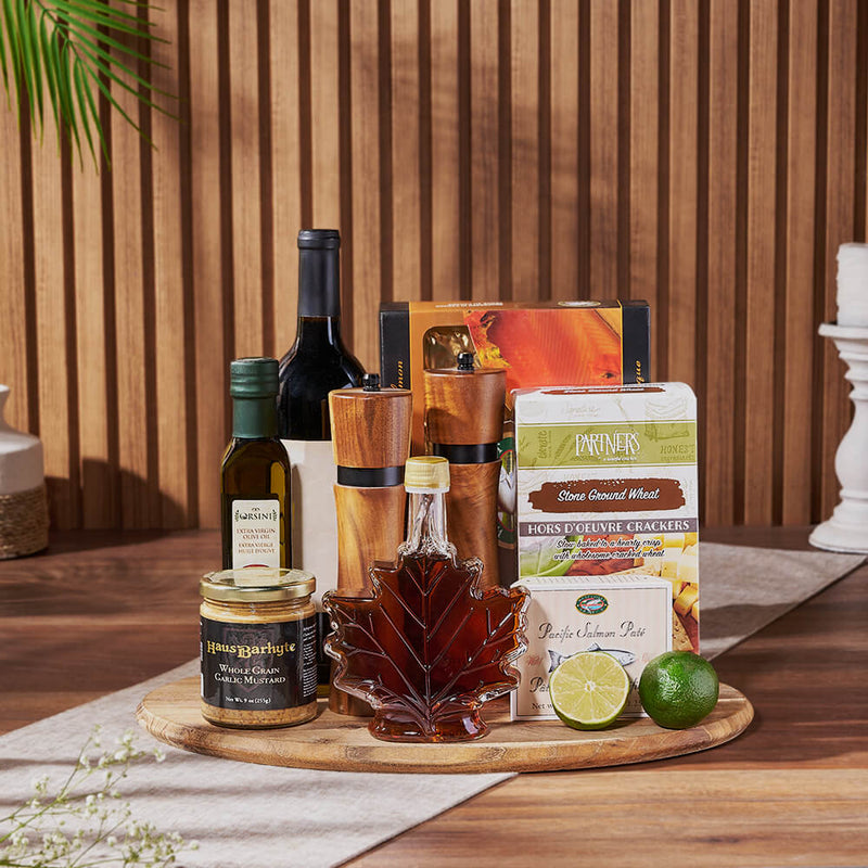 Candied Salmon & Wine Gift Set, wine gift, wine, seafood gift, seafood, gourmet gift, gourmet, Los Angeles delivery