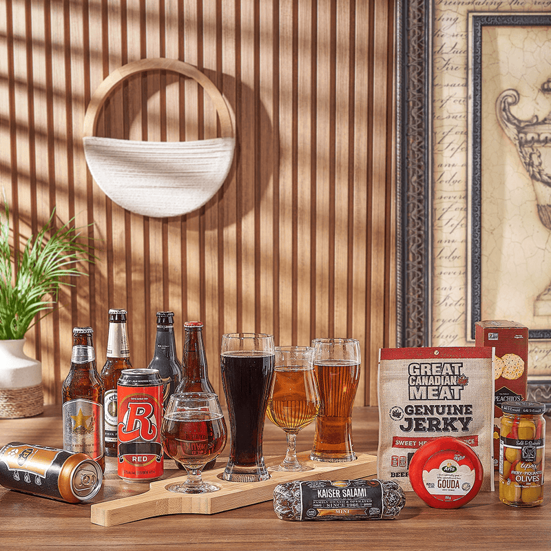 Charcuterie & Beer Flight Gift, beer gift, beer, charcuterie gift, charcuterie, beer flight gift, beer flight, Los Angeles delivery