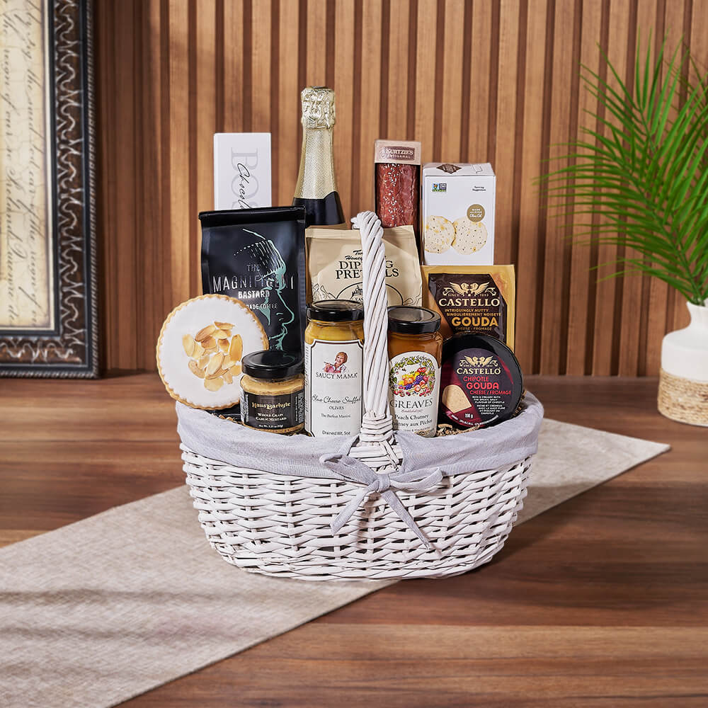 Cheese, Chutney &amp; Champagne Gift Set, champagne gift, champagne, sparkling wine gift, sparkling wine, charcuterie gift, charcuterie, Los Angeles delivery