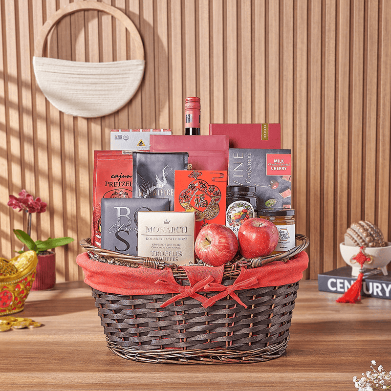 Chinese New Year Wine & Feast Gift, wine gift, wine, chinese new year gift, chinese new year, lunar new year gift, lunar new year, Los Angeles delivery