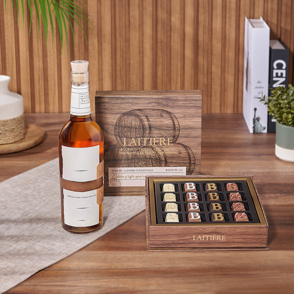 Chocolate & Liquor Pairing Gift, liquor gift, liquor, chocolate gift, chocolate, Los Angeles delivery