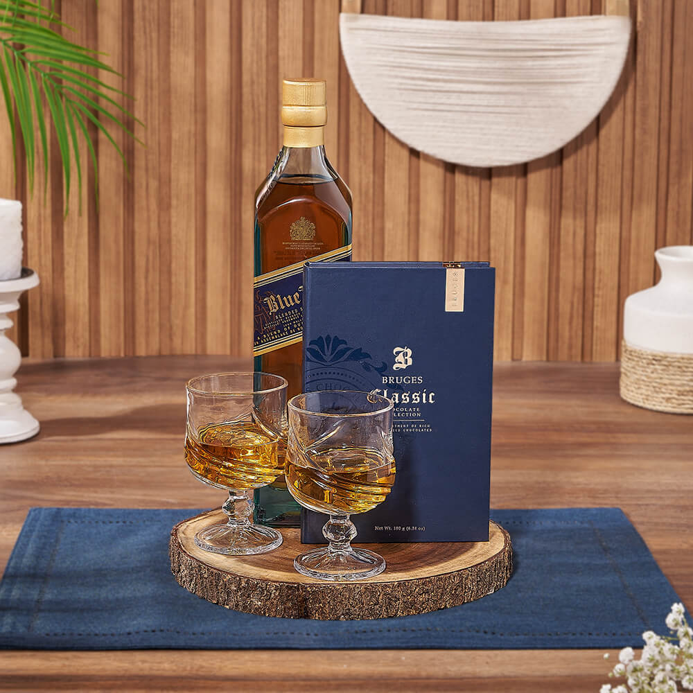 Chocolate &amp; Liquor Sharing Gift Set, liquor gift, liquor, chocolate gift, chocolate, Los Angeles delivery