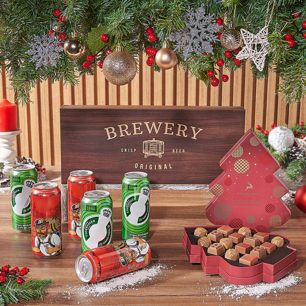Christmas Cheer &amp; Beer Gift Set, christmas gift, christmas, beer gift, beer, craft beer gift, craft beer, Los Angeles delivery