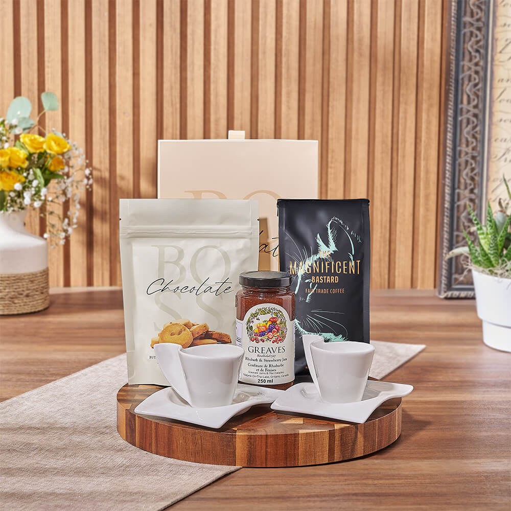 Coffee &amp; Chocolate Delight Gift Set, coffee gift, coffee, chocolate gift, chocolate, cookie gift, cookie, Los Angeles delivery