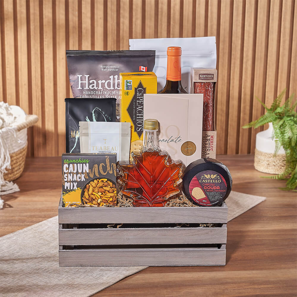 Crunch & Flavor Gourmet Feast, gourmet gift, gourmet, wine gift, wine, chocolate gift, chocolate, snack gift, snack, Los Angeles delivery