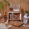 Deluxe Table Top Bar Gift Set, liquor gift, liquor, decanter gift, decanter, bar gift, bar, Los Angeles delivery