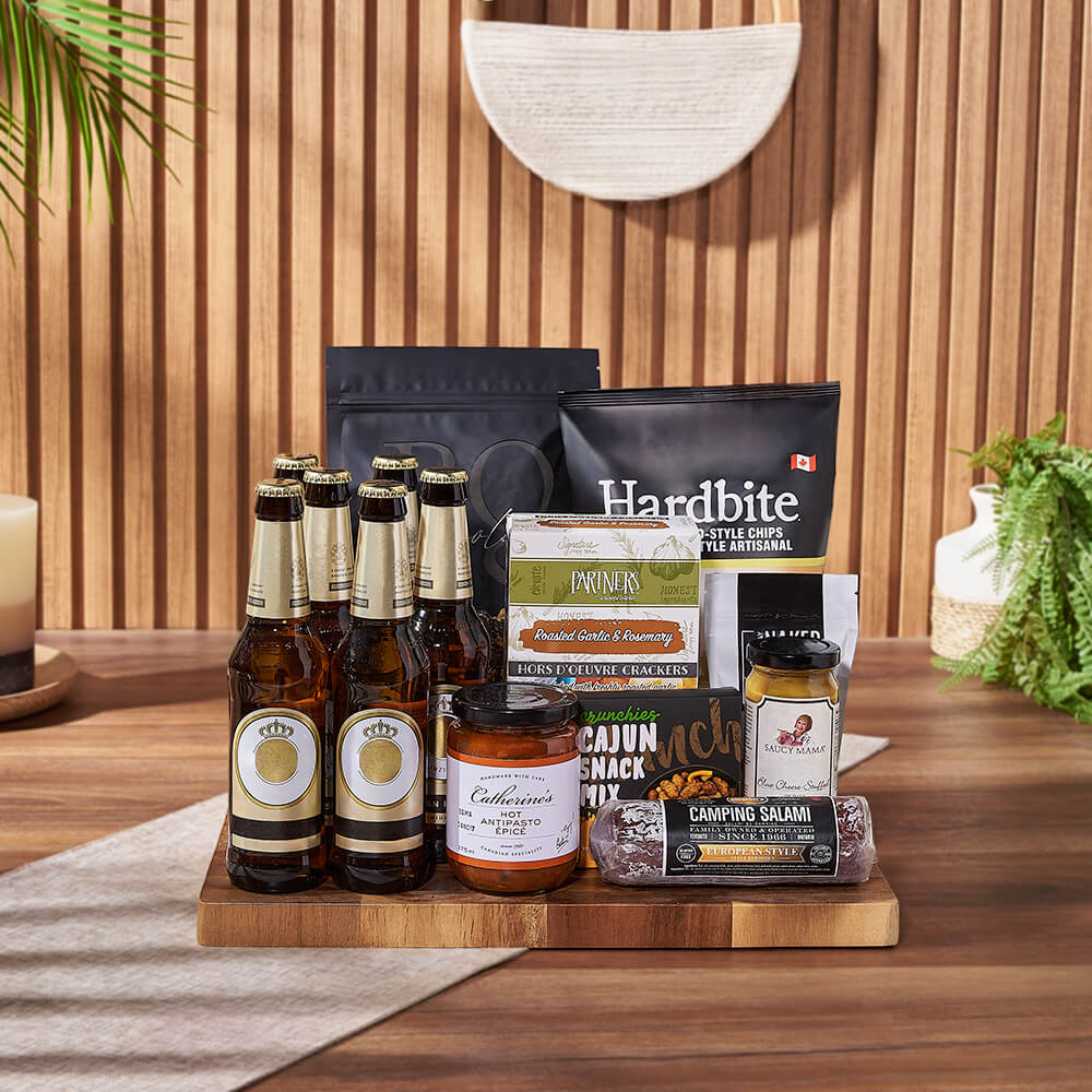 Etobicoke Beer &amp; Crunch Snack Basket, beer gift, beer, snack gift, snack, Los Angeles delivery