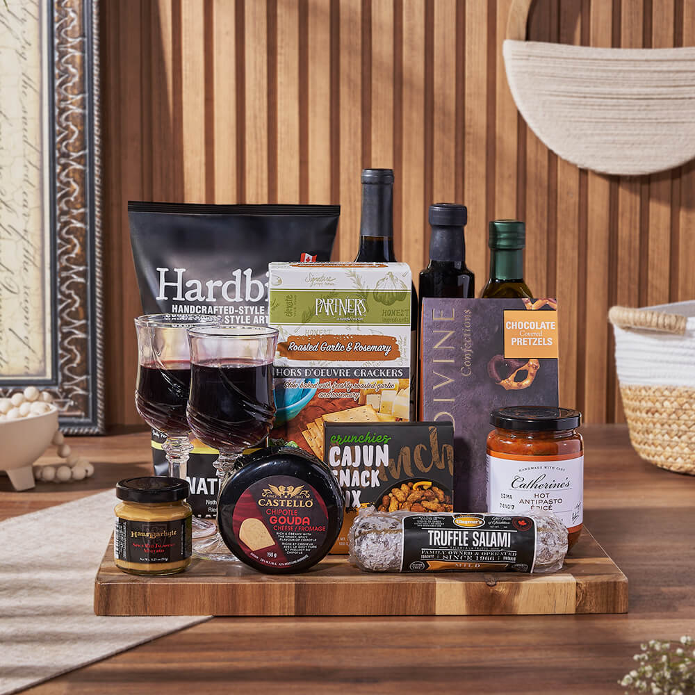 Etobicoke Wine & Cheese Gift Basket, wine gift, wine, charcuterie gift, charcuterie, cheese gift, cheese, Los Angeles delivery