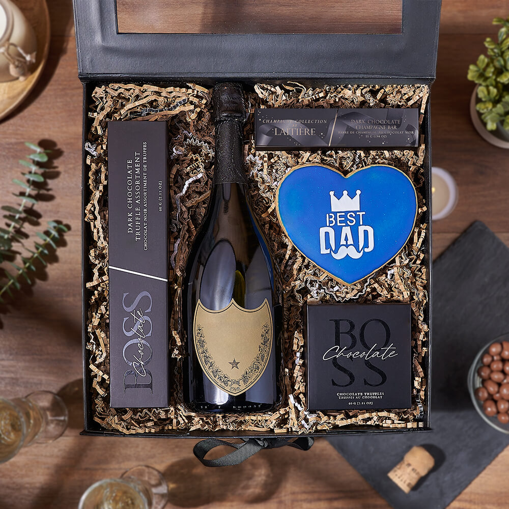 Father’s Day Champagne &amp; Sweets Box, sparkling wine gift, sparkling wine, champagne gift, champagne, fathers day gift, fathers day, Los Angeles delivery