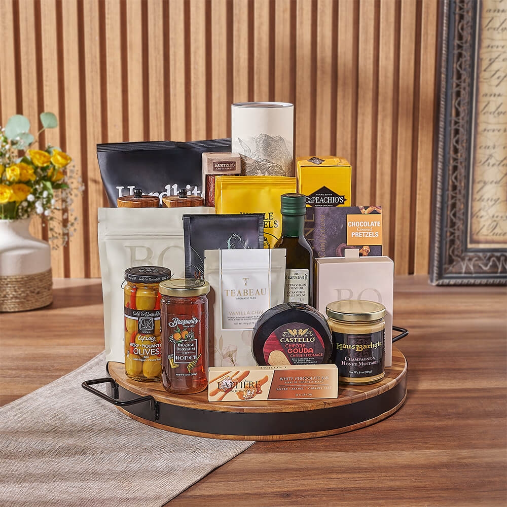 Get This Party Started Platter, liquor gift, liquor, gourmet gift, gourmet, chocolate gift, chocolate, Los Angeles delivery